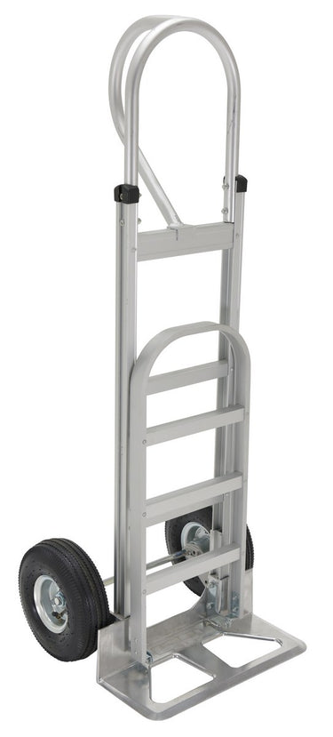 ALUM P-HANDLE HAND TRUCK PNEUMATIC TIRES